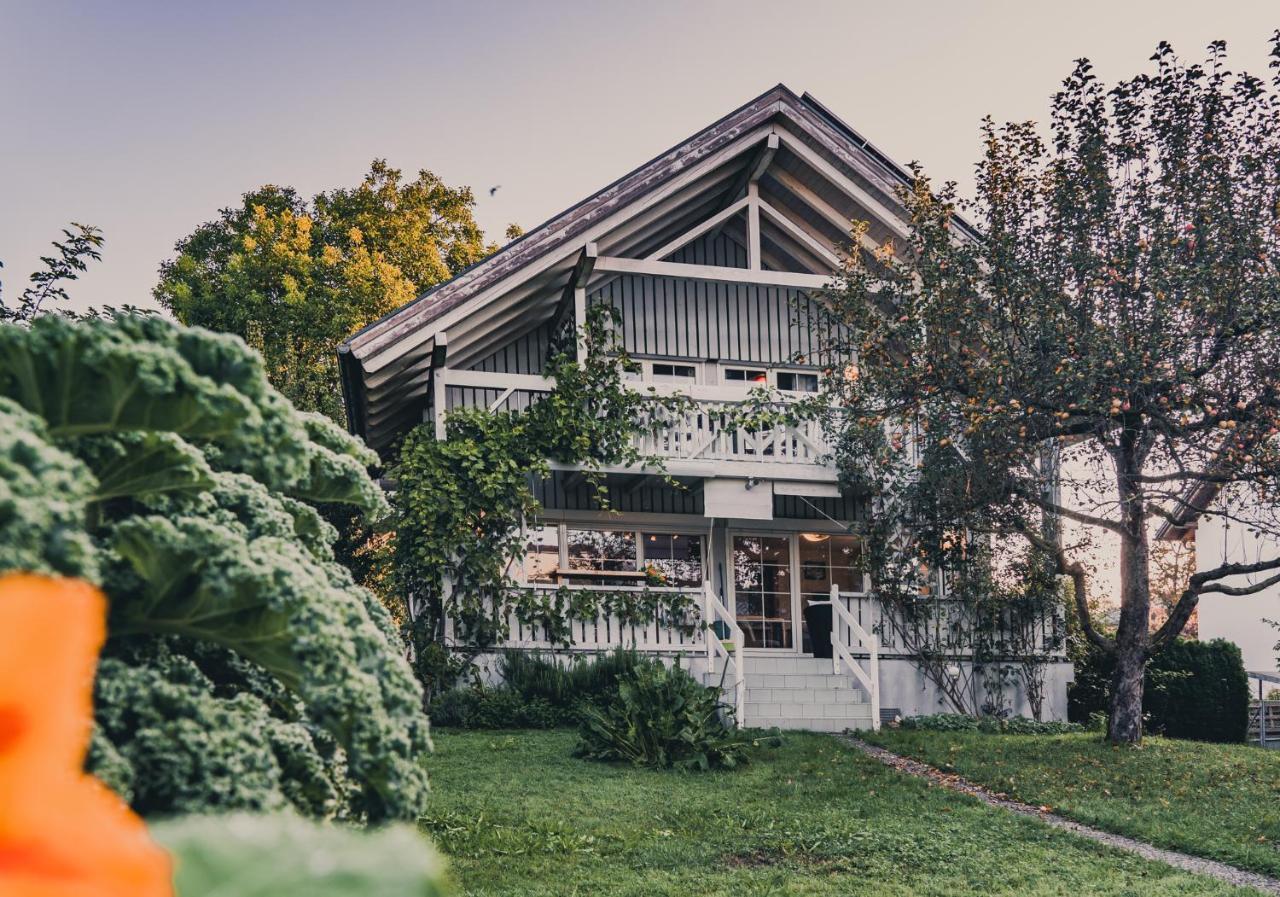 Armonia Altach, 2-6 P, 2 Schlafzimmer, Kueche, Parkplatz, Balkon, Wifi, Garten, Stellplatz Fuer Ski Bagian luar foto